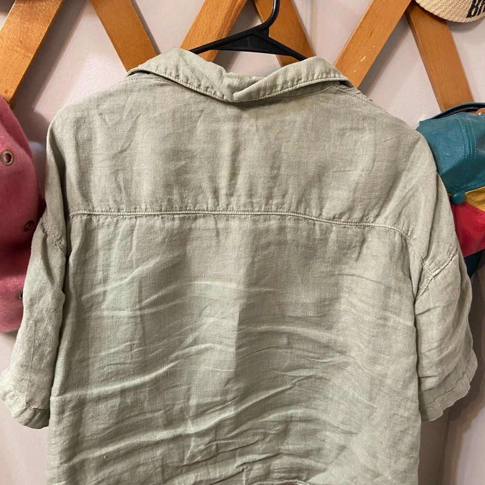 Zara Linen Button Down - Picture 7 of 7